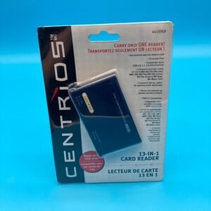 Centrios 13-in-1 Card Reader Writer USB 2.0 Portable Laptop PC 4418969 New